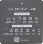Weavve Home Lyocell Fitted Sheet Set California King Size Cloud White