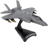 Daron Postage Stamp PS5602 USAF F-35 Version A F-35 Lightning II USAF 1/144 Scale Diecast Model with Stand