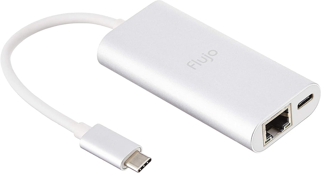Flujo CH-14-B USB Type-C Gigabit Ethernet Adapter with Power Delivery Port