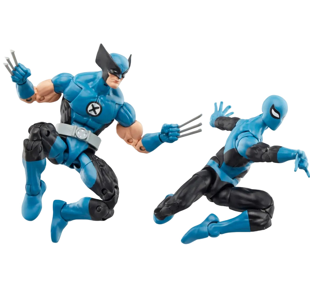 Marvel Legends Series Wolverine And SpiderMan1Fantastic Four Comics Collectible 6 Inch Action Figure 2Pack