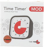 Time Timer TTM9-W Study Timer, Mod (with Cover, Charcoal Gray, 3.5 inches (9 cm), 60 Minutes, Learning Alarm, Genuine Product