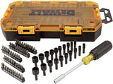 DEWALT Screwdriver Bit Set With Nut Drivers 71 Piece DWMT73808 1/4in
