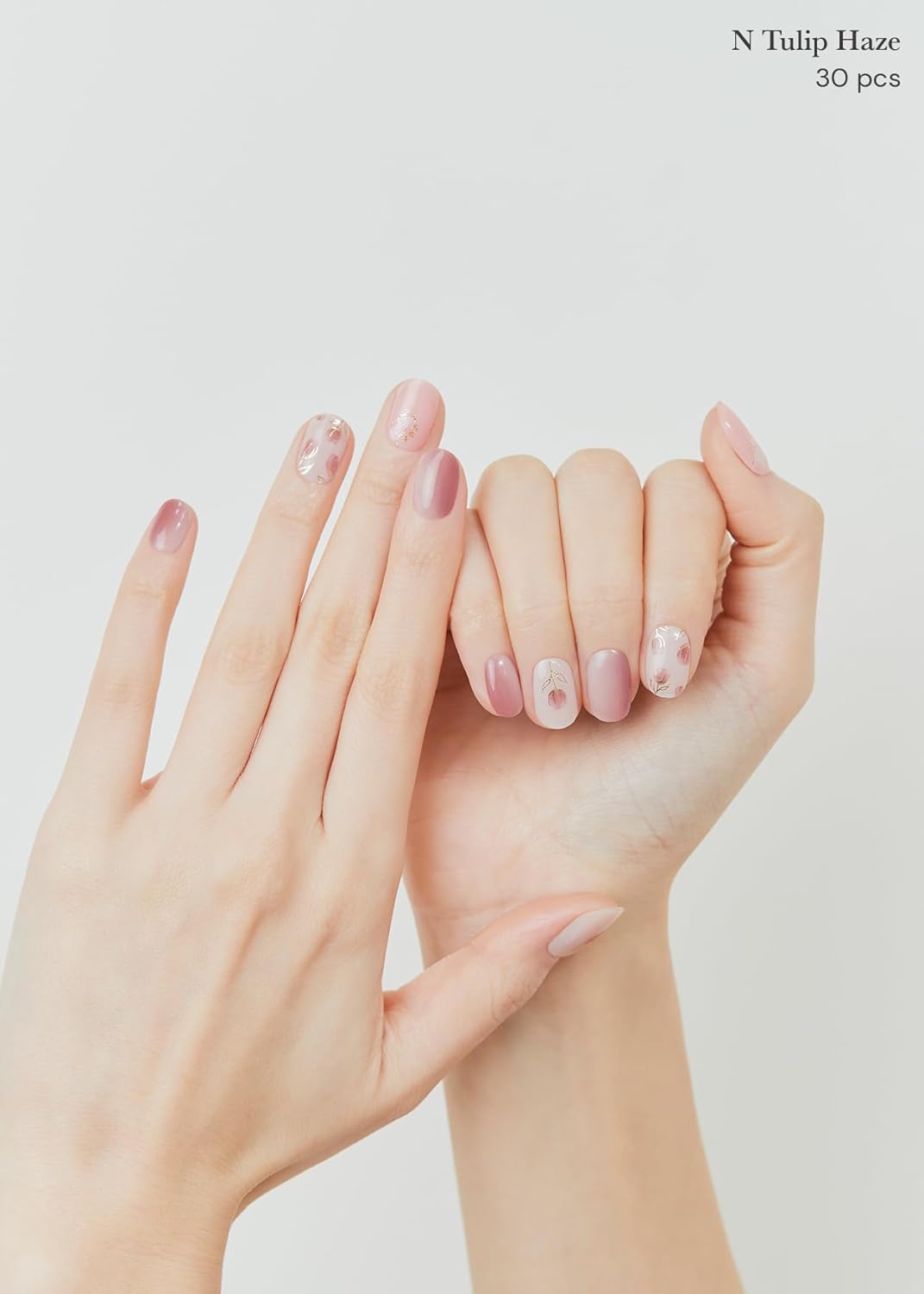 Ohora Semi Cured Gel Nail Strips N Tulip Haze Secondary image