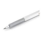 rOtring 600 Ballpoint Pen, Medium Point, Black Ink, Refillable, Silver Color