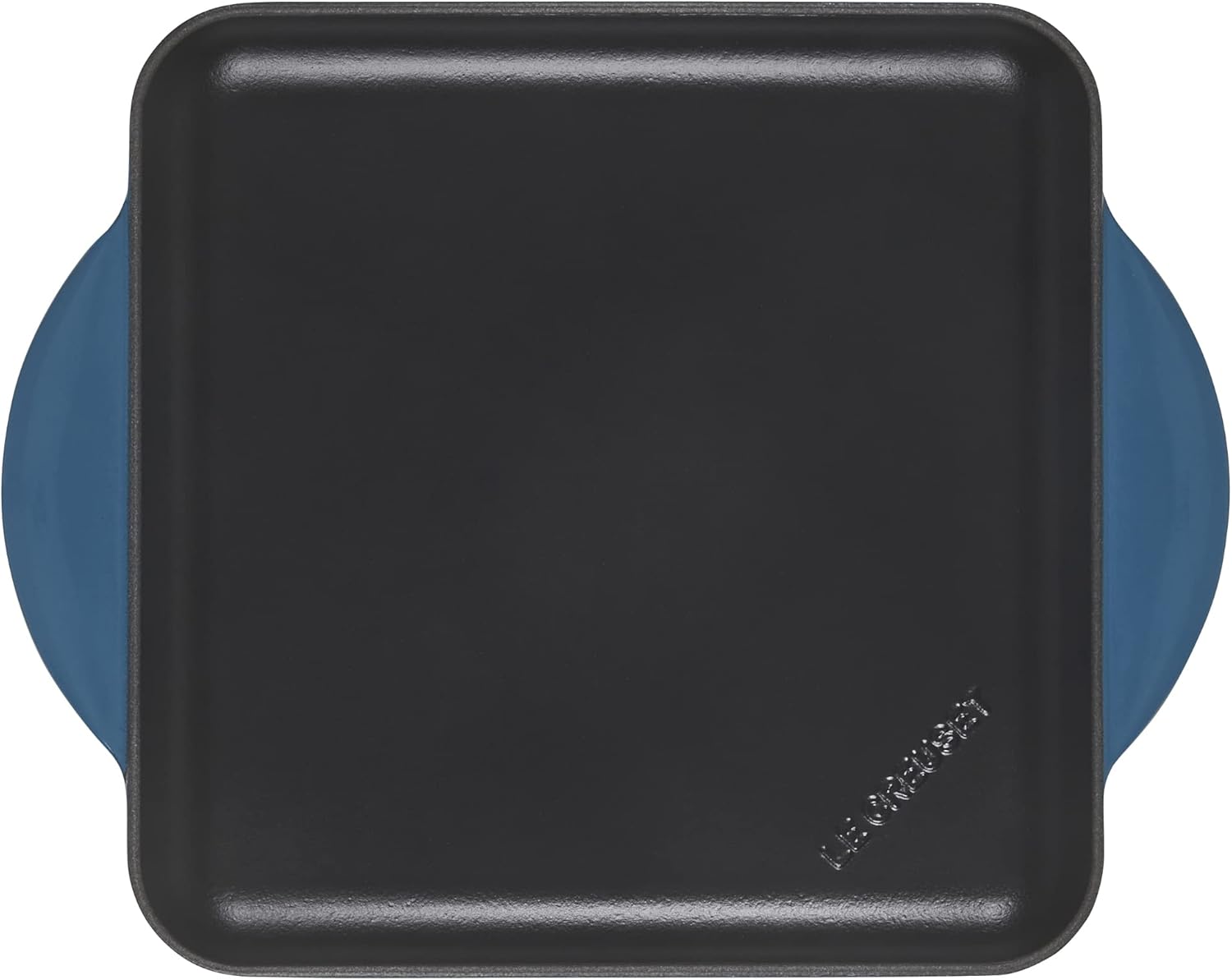Le Creuset Square Cast Iron Griddle Pan, 24cm, Deep Teal Main image