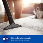 Philips 1000 Series XB104210 Bagless Vacuum Cleaner 1200W PowerCyclone 3 1.3L Dustbin Capacity Black