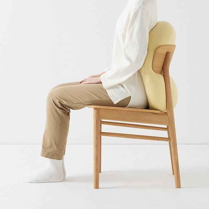 Muji Cool Touch Cushion, Light Yellow