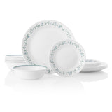 Corelle Livingware 18-Piece Dinnerware Set, Country Cottage, Service for 6 (1122070)