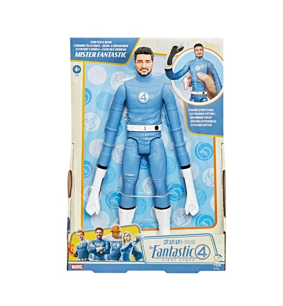 Marvel Studios The Fantastic Four: First Steps Stretch & Bend Mister Fantastic 10-Inch (25.4 CM) Action Figure, Super Hero Toys for Kids, Ages 4+ Main image