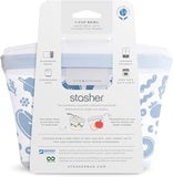 Stasher Silicone 1-Cup Bowl Food Storage Bag, Clear