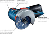 BOSCH GWS12V30N 12V Max Brushless 3 In Angle Grinder Bare Tool Blue