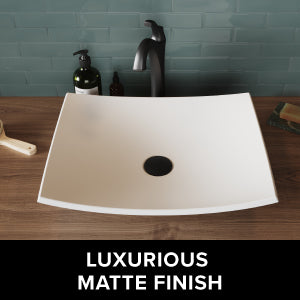Kraus KSV-3MW Natura Bathroom Sink, Rectangular 19.5 x 15.7 Inch Main image
