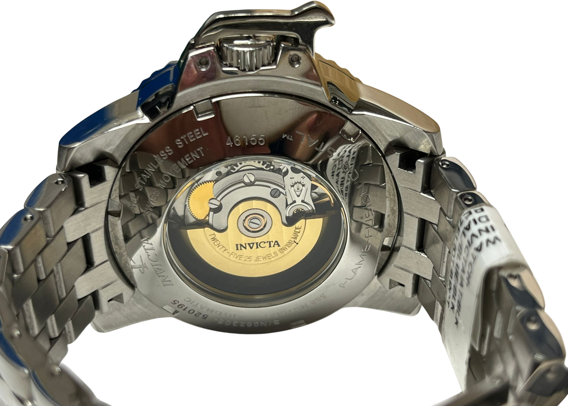Invicta Reserve Subaqua Automatic Swiss ETA 2824 Caliber Mens Watch 47mm 46155