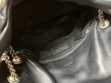 Saint Laurent Black Quilted Leather Small Loulou Puffer Shoulder Bag