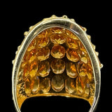 Citrine 18k Yellow Gold Lady's Ring