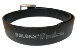 Baleno Leather Belt Black Size 29in