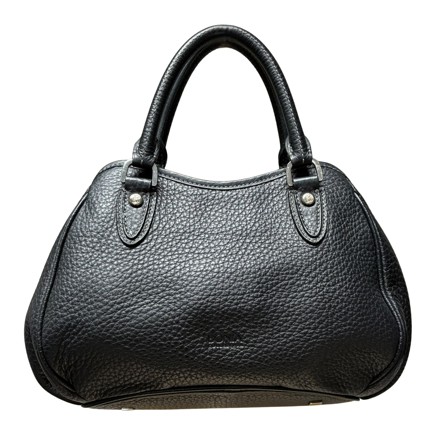 Bonia 80109200200203 Twin Handle Satchel Black Secondary image