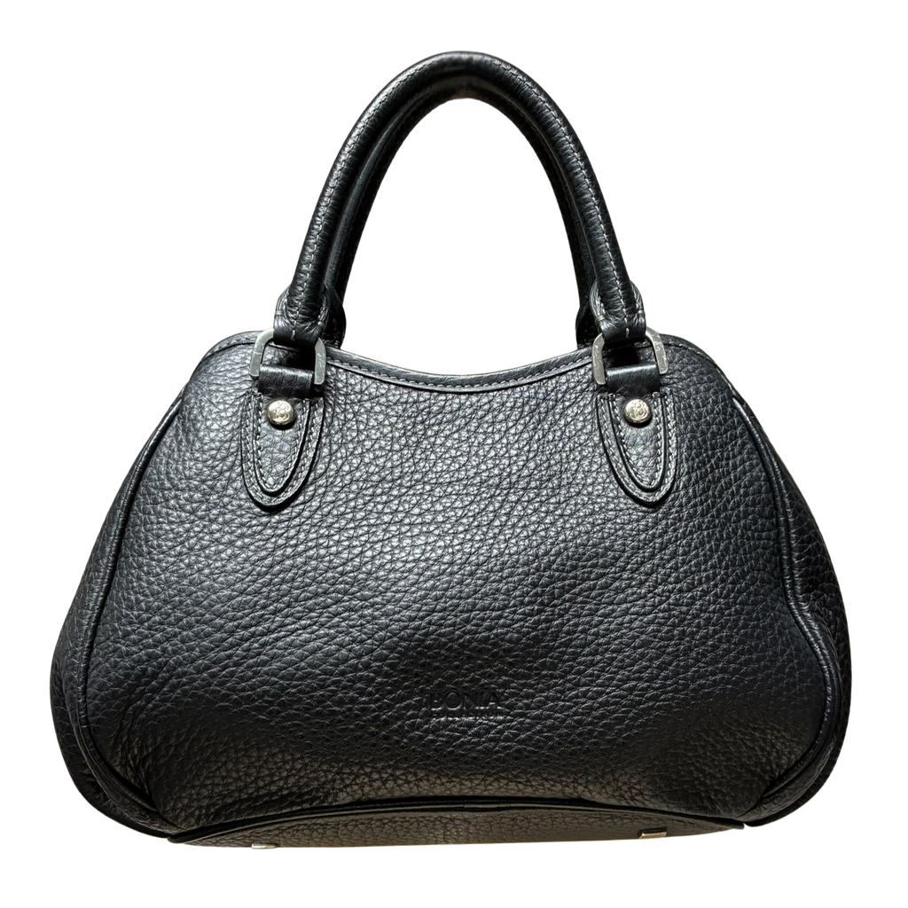 Bonia 80109200200203 Twin Handle Satchel Black