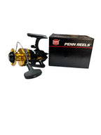 PENN 6500SS FISIHNG REEL-4.7:1/250YDS/15LBS/BOX/BLK/GOLD