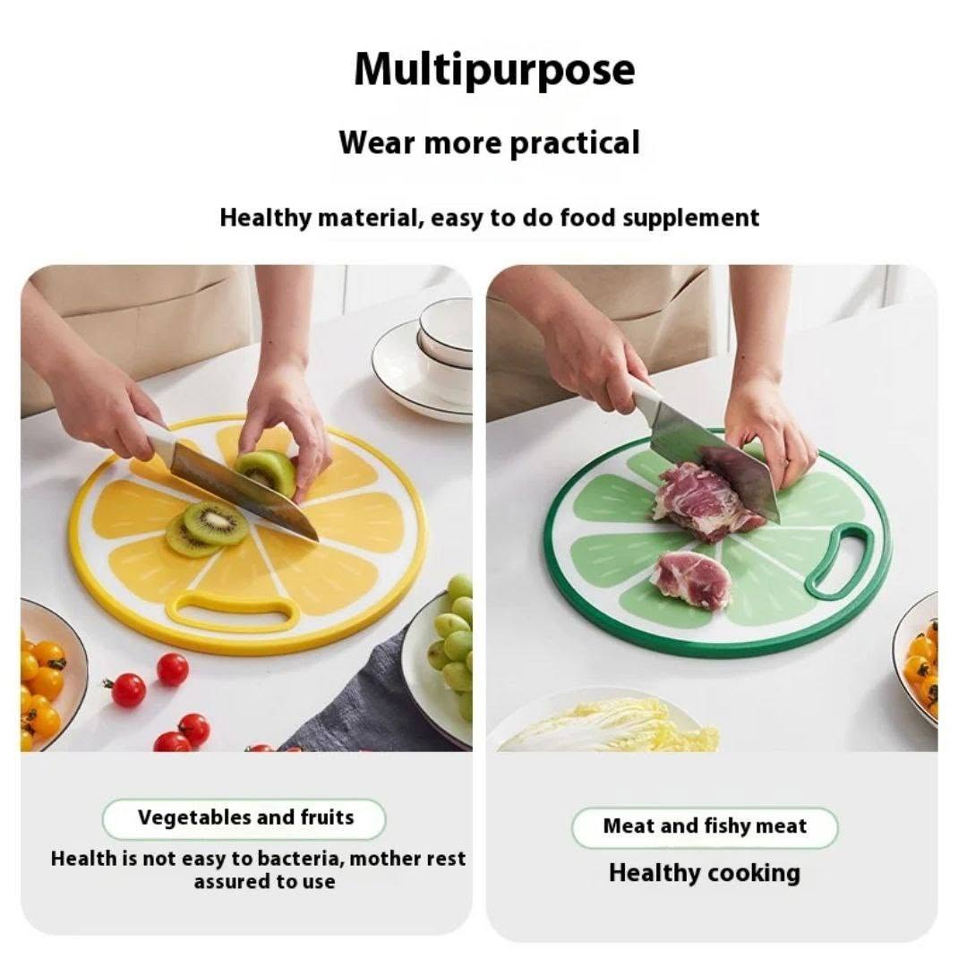 Round Fruit Chopping Board - JPS003 Secondary image