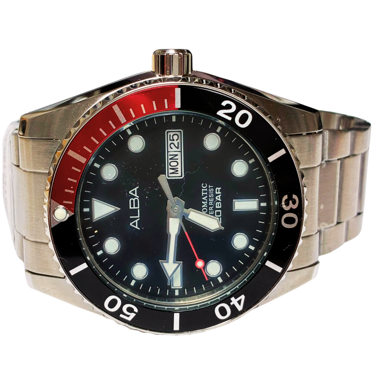 ALBA Al4293X1 Stainless Steel Analog Black Dial Mens Watch Secondary image