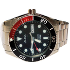 ALBA Al4293X1 Stainless Steel Analog Black Dial Mens Watch