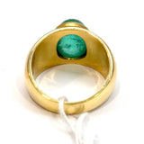 750YG Emerald Ring