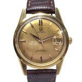 Omega Seamaster Ref: 14701S.C 750YG Tapestry Dial Automatic Watch