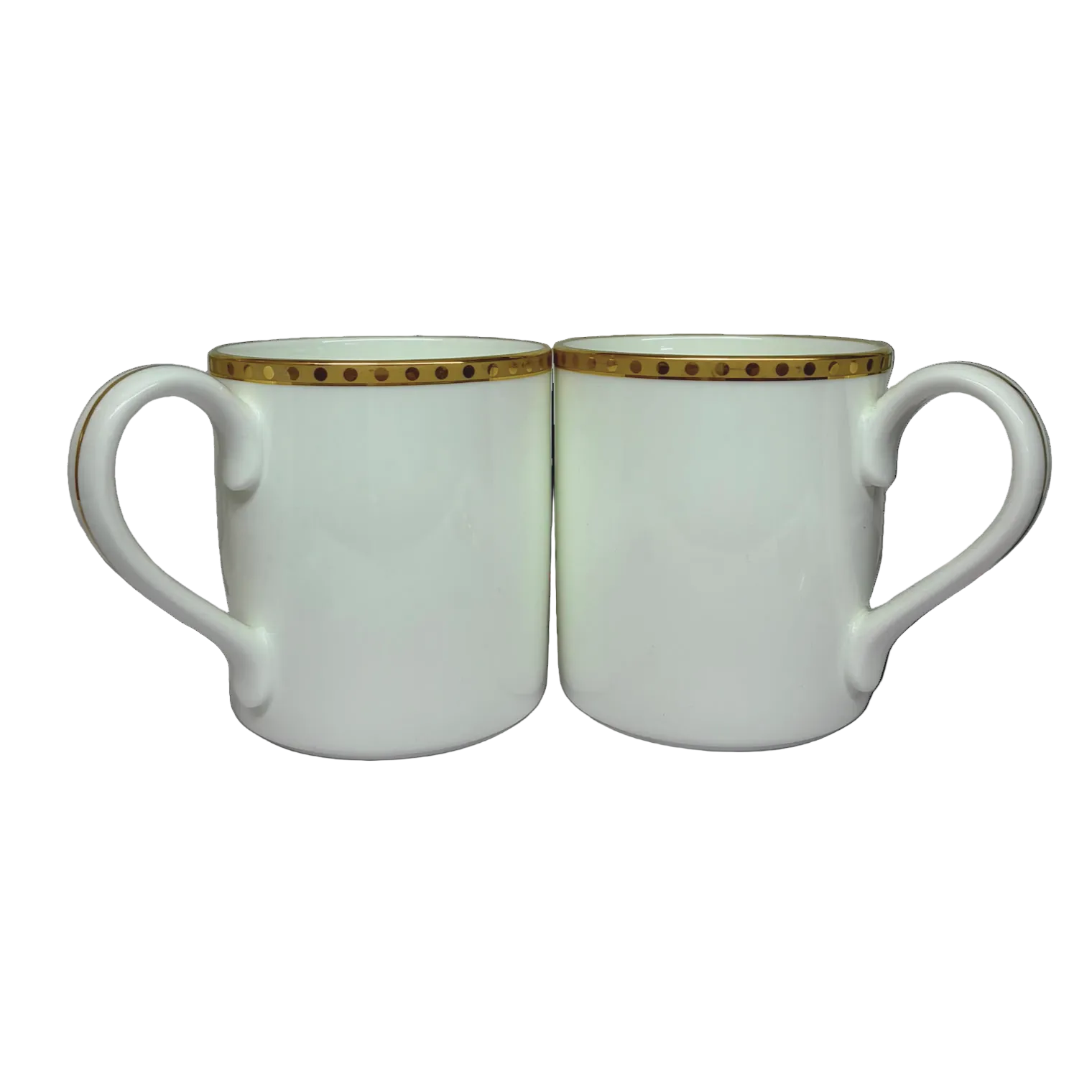 Tiffany & Co D8H9 Gold Band Pair Mug Set Main image