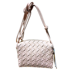 Bottega Veneta Intrecciato Mini Loop Camera Bag Leather Pink