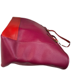 Coach Saffiano Leather Medium East West Tote Bag Cranberry