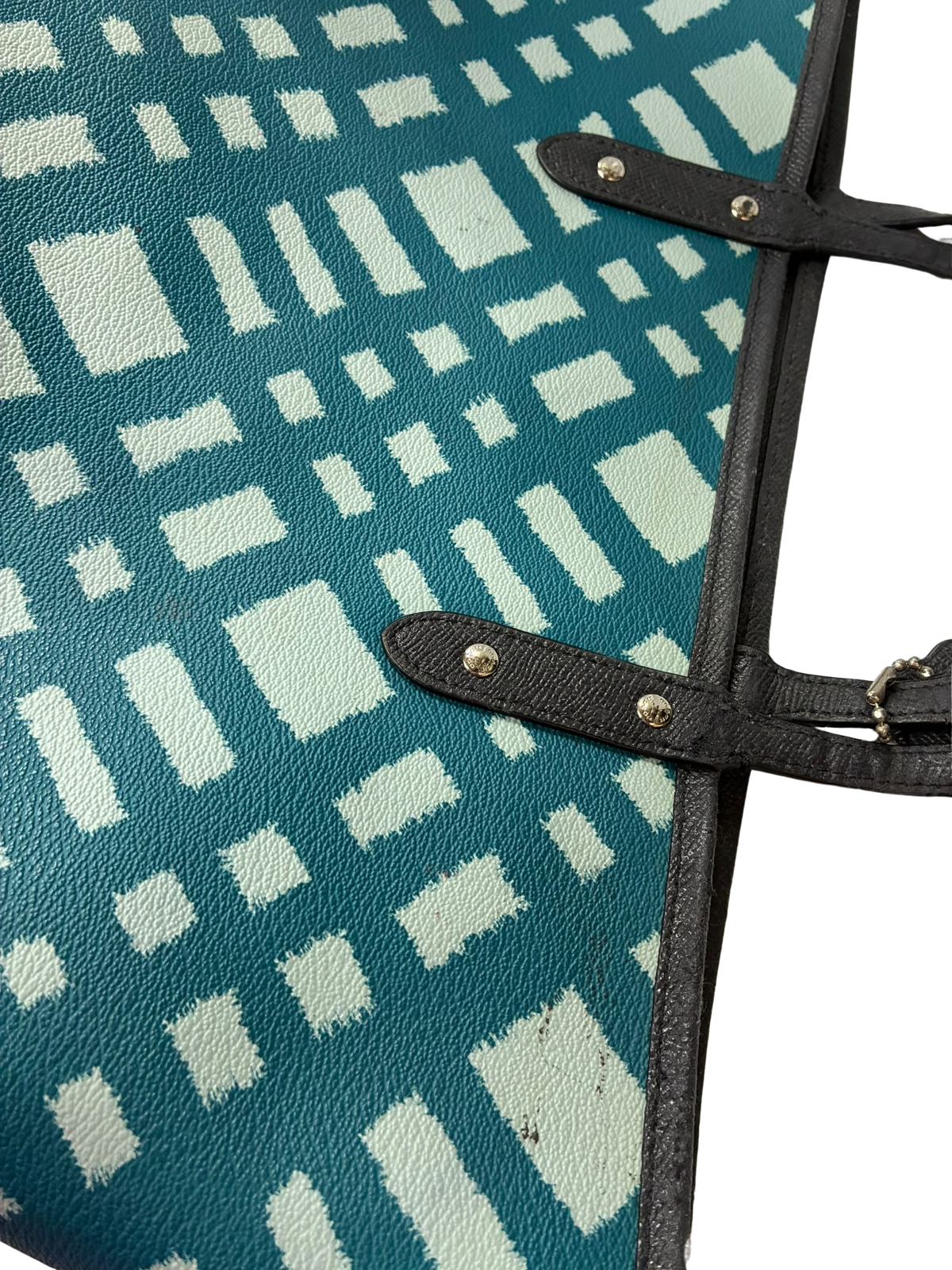 Coach Wild Plaid City Tote Reversible