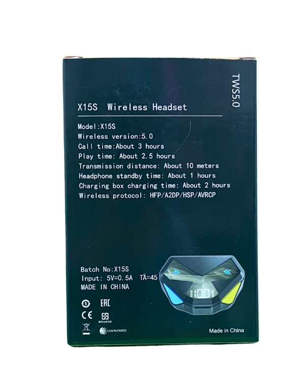 X15S TWS5.0 Wireless Headset Secondary image