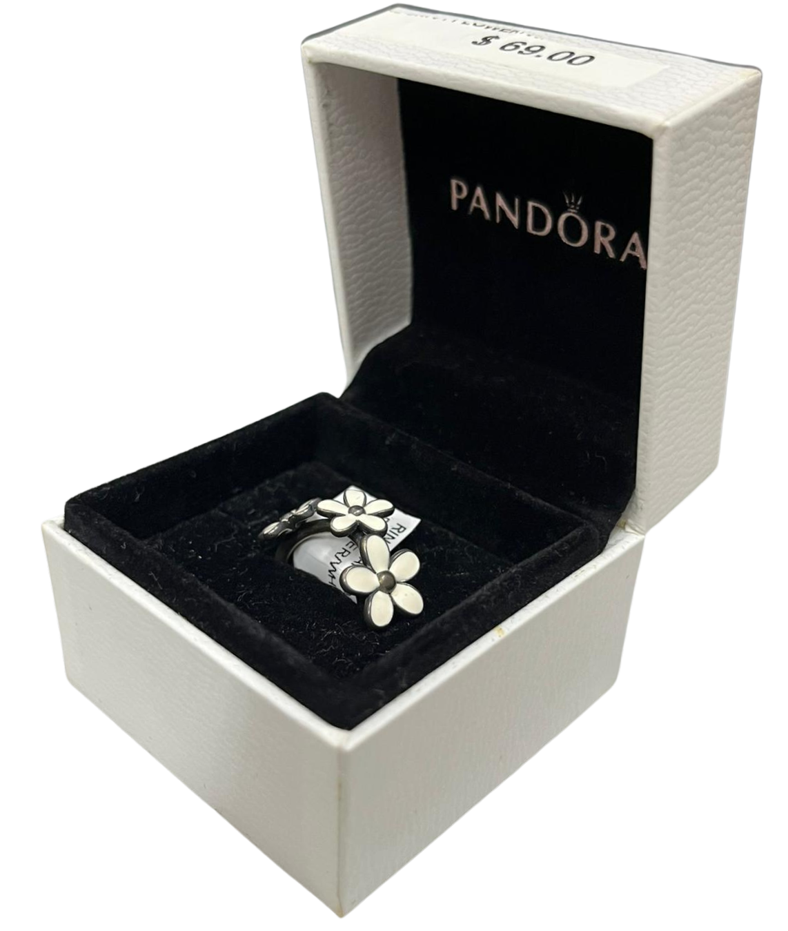 Pandora Triple Daisy Sterling Silver Ring