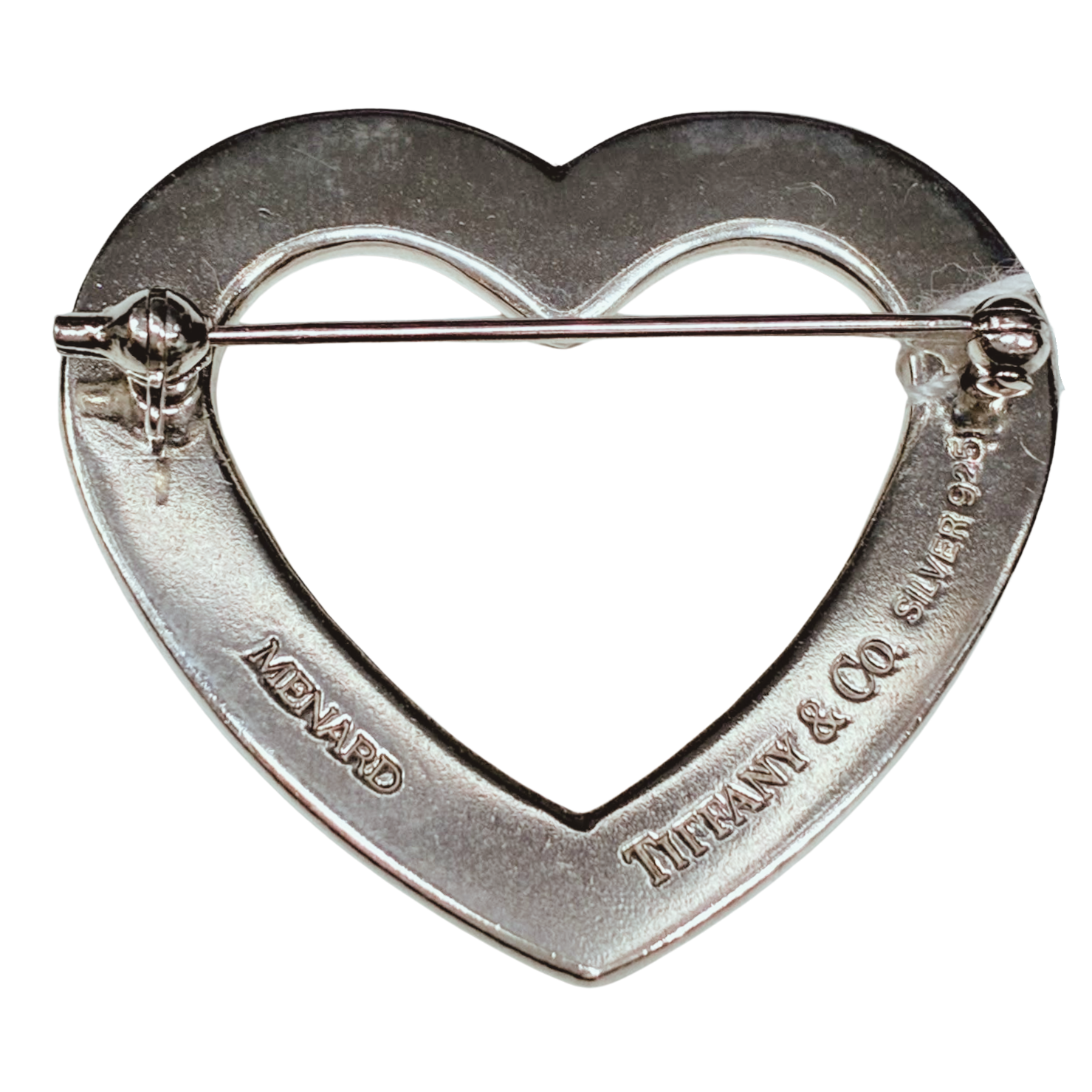 Tiffany And Co X Menard Heart Shaped Brooch SV925 10.0G Secondary image