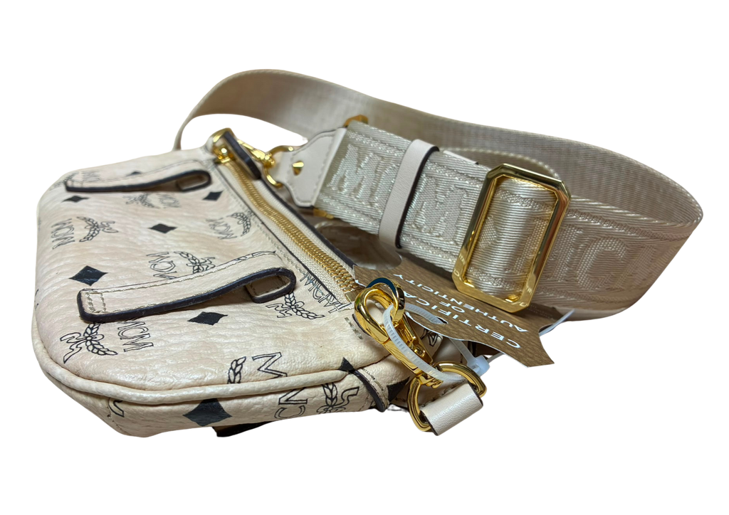 MCM Fursten Belt Bag Beige
