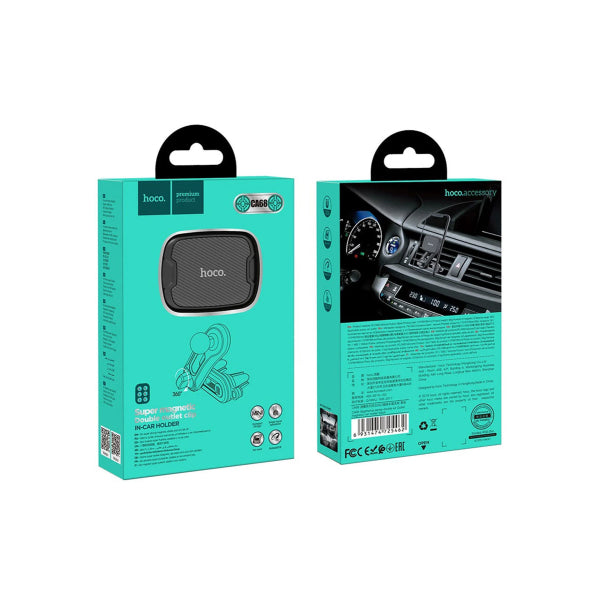 Hoco Sagittarius Series Dual Air Outlet Magnetic Car Holder (CA68) Main image