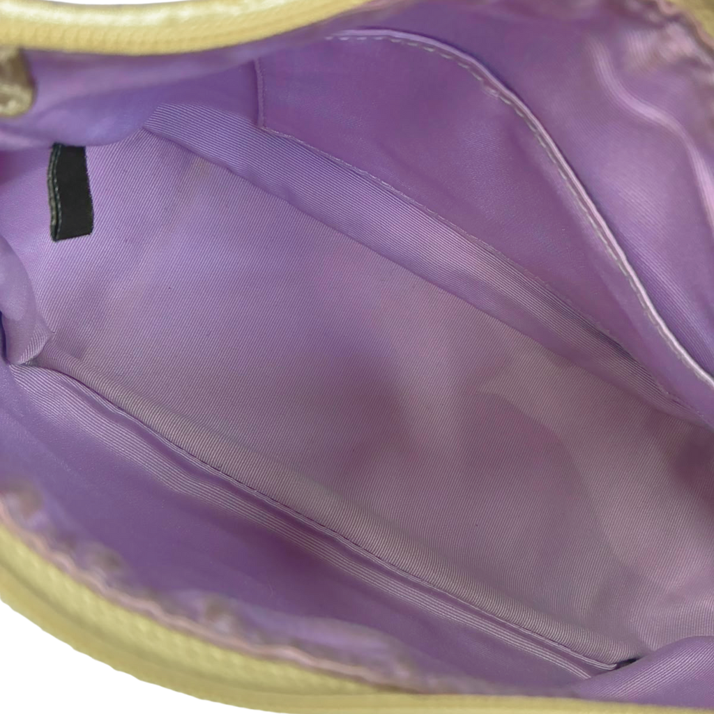 Coach Signature C Chelsea Heritage Gold Shoulder Bag