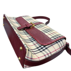 Burberry Nova Check Canvas Shoulder Bag