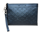 Louis Vuitton Pochette ToGo Monogram Shadow Leather Clutch Bag