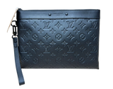 Louis Vuitton Pochette ToGo Monogram Shadow Leather Clutch Bag