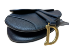 Dior Saddle Bag Mini Black Grained Calfskin