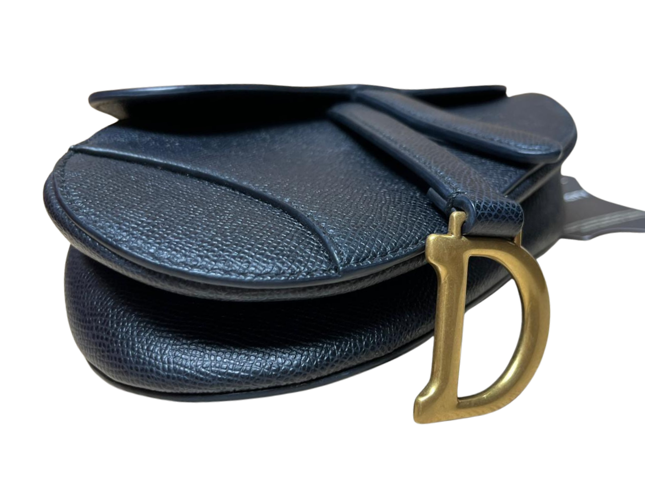 Dior Saddle Bag Mini Black Grained Calfskin
