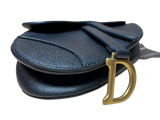 Dior Saddle Bag Mini Black Grained Calfskin