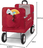 Radio Flyer AllTerrain 3in1 EZ Folding Wagon For Kids And Cargo Red