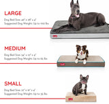 Brindle BRSSCB22PB Waterproof Memory Foam Pet Bed CharcoalBlack Small