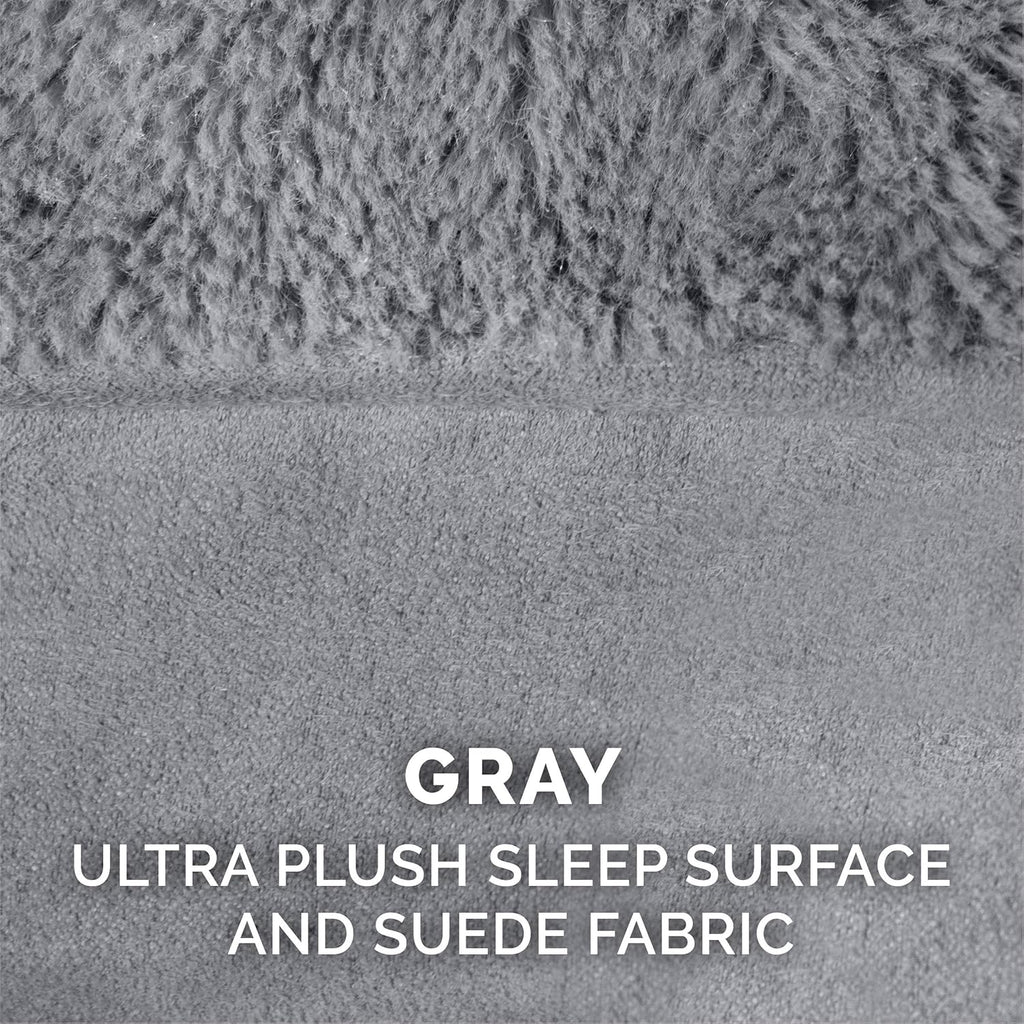 Furhaven Cooling Gel Dog Bed Medium Gray