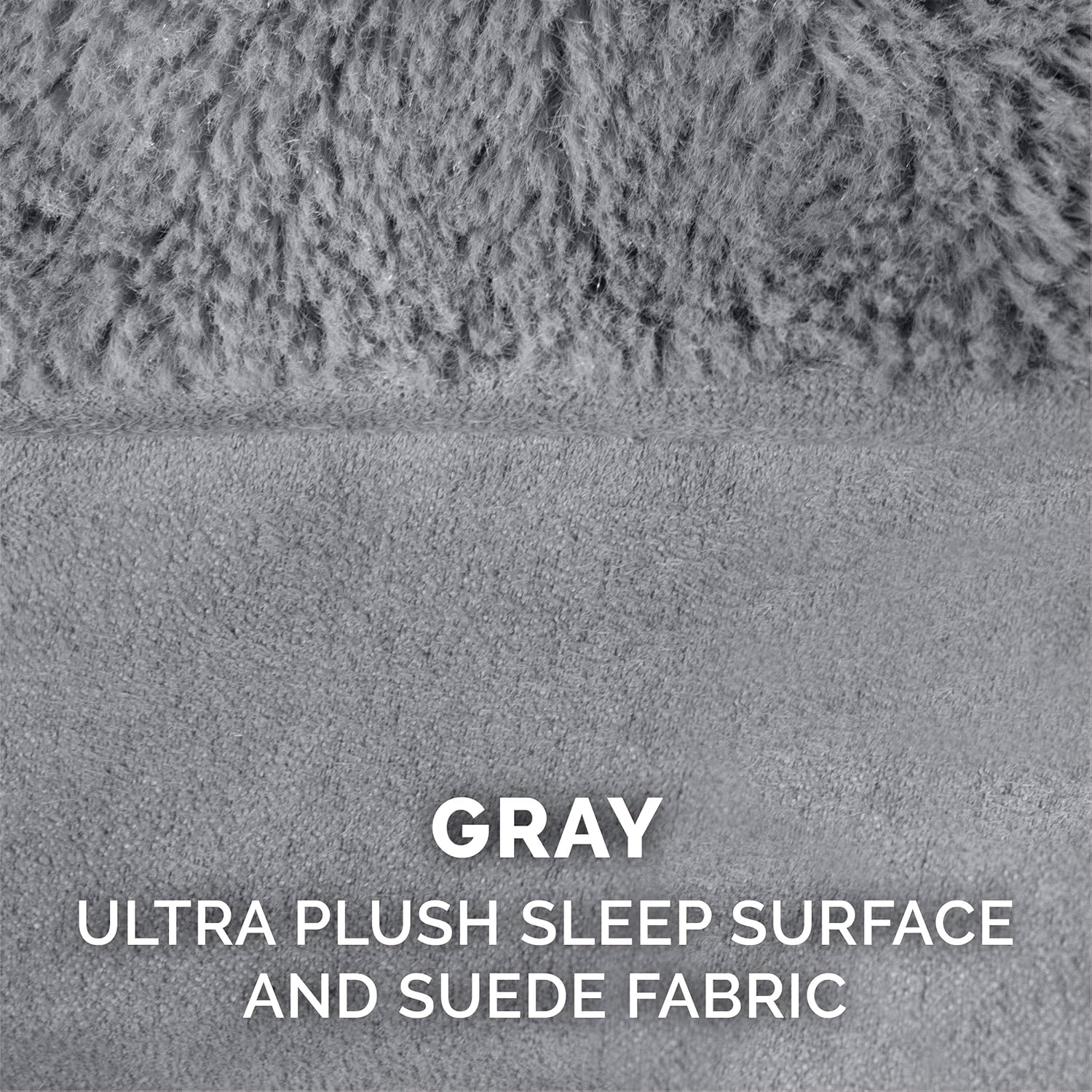 Furhaven Cooling Gel Dog Bed Medium Gray
