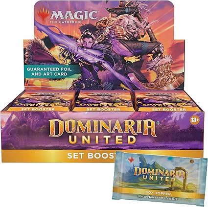 Magic: The Gathering Dominaria United Set Booster Box | 30 Packs + Box Topper Card (361 Magic Cards) Main image
