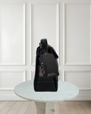 Picard Messenger Flap Crossbody Bag Black